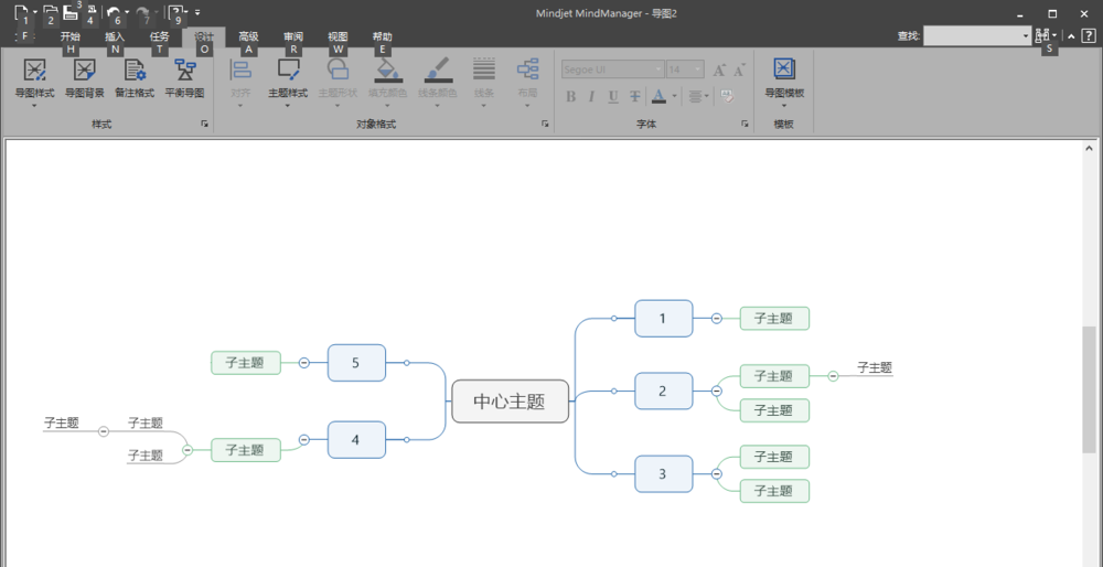 MindManager画组织结构图和时间轴图的图文教程