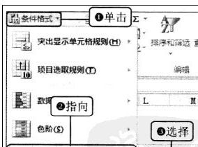 在Excel2010里使用图标集标识业绩总计数据的简单操作截图