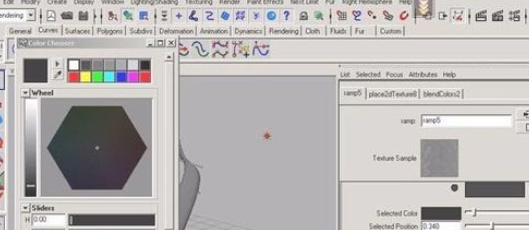 maya制作蜡烛火焰的操作流程截图