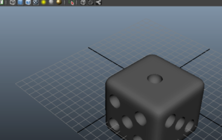 maya制作简单实体的操作流程截图
