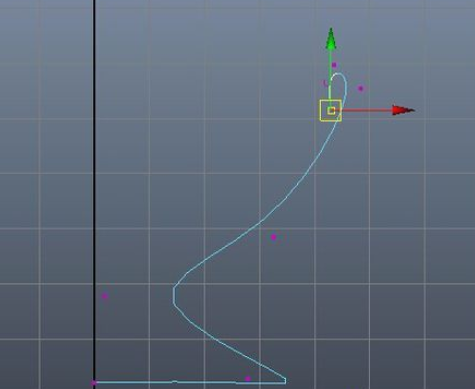 maya使用revolve命令制作杯子的图文操作截图