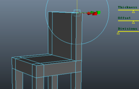maya制作椅子的图文操作截图