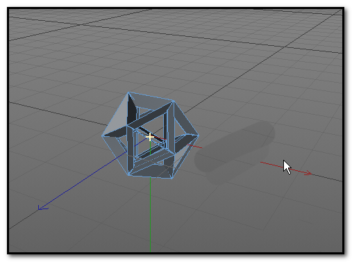 C4D制作镂空效果宝石模型的图文操作截图