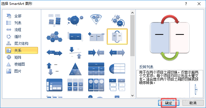 word2010制作反转列表图的图文操作截图