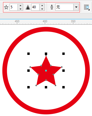 cdr制作圆形印章的操作过程介绍截图