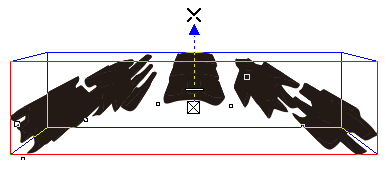 CDR制作弧形文字的操作流程截图