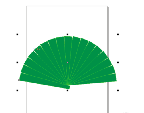 cdr制作扇子的基础操作讲解截图