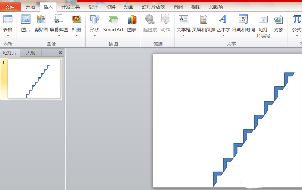 ppt制作一个小孩上楼梯动画效果的详细操作截图