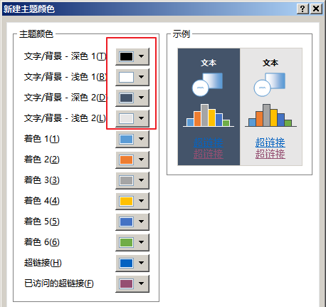 PPT制作主题色分类的图文操作截图