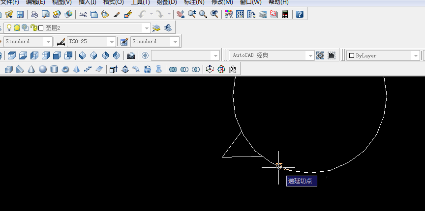 CAD制作简笔画梅花鹿的具体操作截图