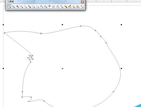 cdr制作灰太狼的操作流程截图