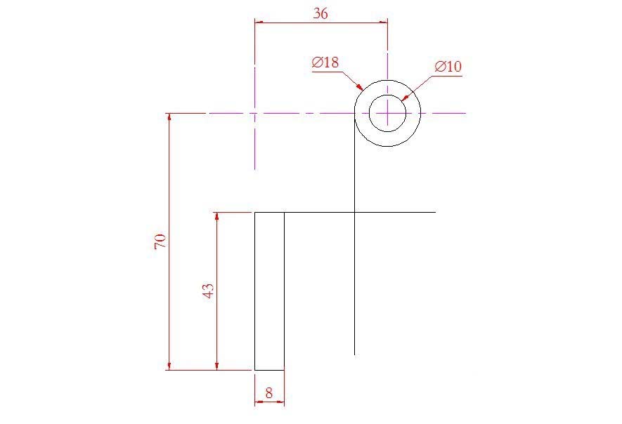 CAD制作窗帘挂钩的详细操作截图