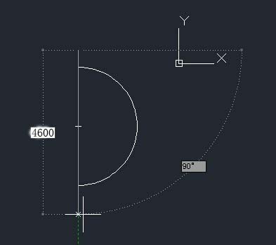 cad使用对象捕捉追踪制作插座的操作流程截图