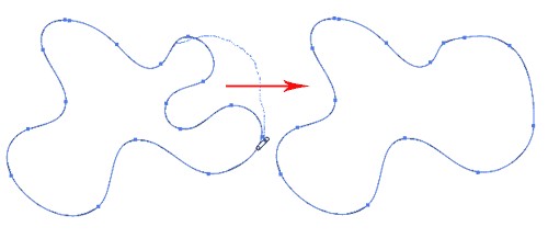 AI使用铅笔工具做出光滑线条的详细操作过程截图