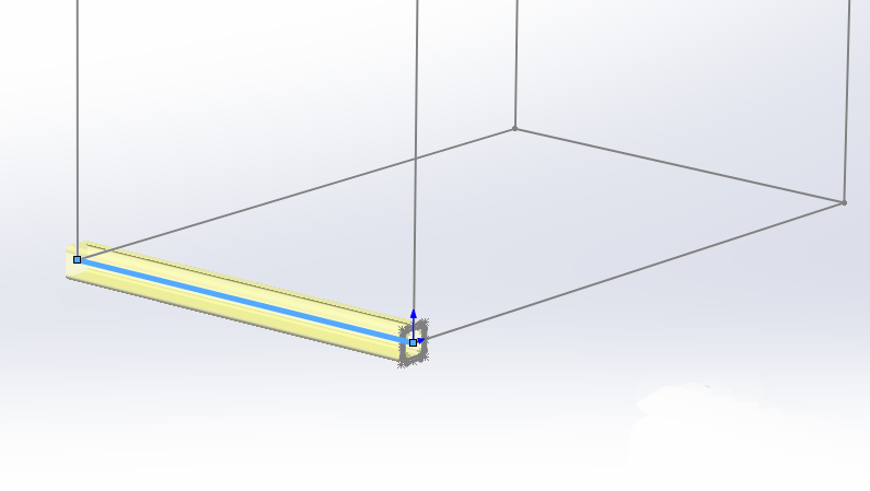 SolidWorks制作钢管框架的简单操作截图