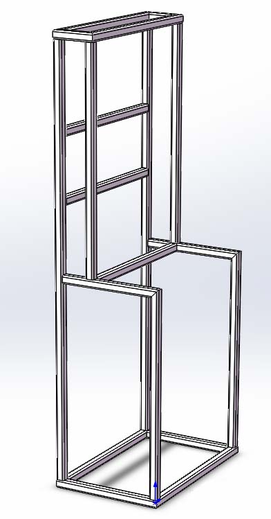 SolidWorks制作钢管框架的简单操作截图