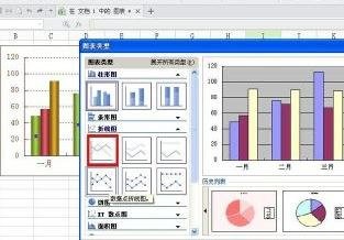 WPS文字插入折线图的操作流程截图