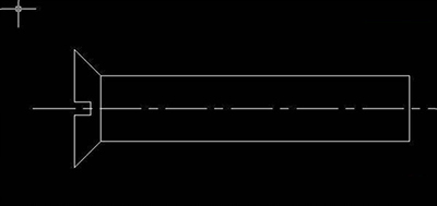 AutoCAD 2007制作螺丝钉的简单操作截图