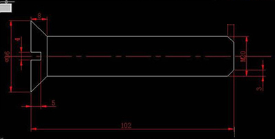 AutoCAD 2007制作螺丝钉的简单操作截图