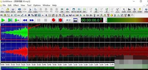 GoldWave制作音频淡入淡出效果的简单操作讲述截图