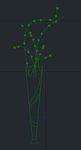cad制作一盆立体植物的详细操作截图