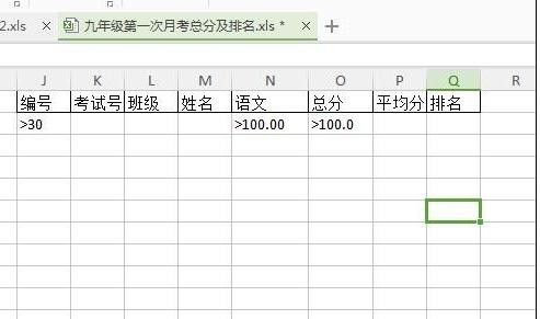 wps表格设置高级筛选的操作步骤截图