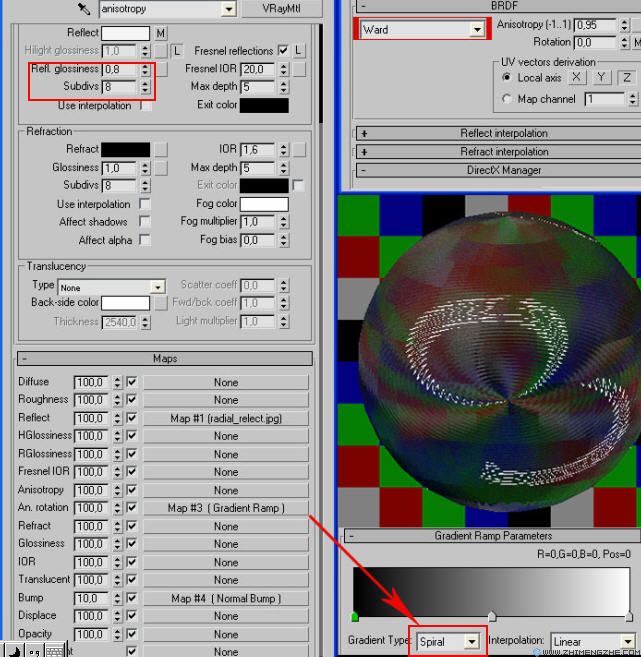 3dMAX设置真实金属材质参数的简单操作截图