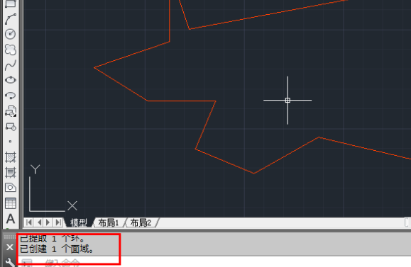 AutoCAD建立面域的基础操作截图