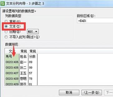 WPS表格将数据分列的简单操作截图