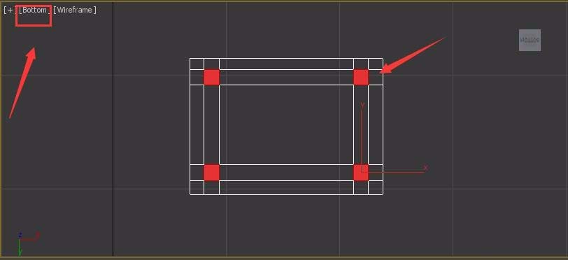 3dsmax创建四角小板凳模型的详细操作截图