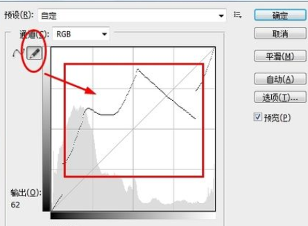 photoshop使用曲线的操作流程截图