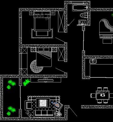 cad2007绘制户型图的操作流程截图