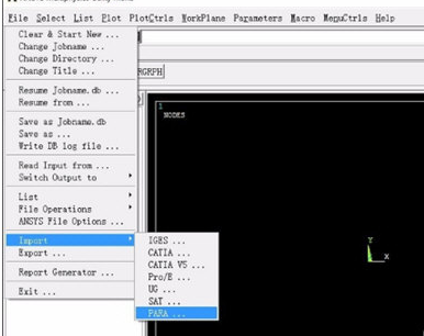 Ansys导入模型的具体操作方法截图
