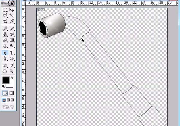 ps制作套筒扳手矢量图的操作步骤截图