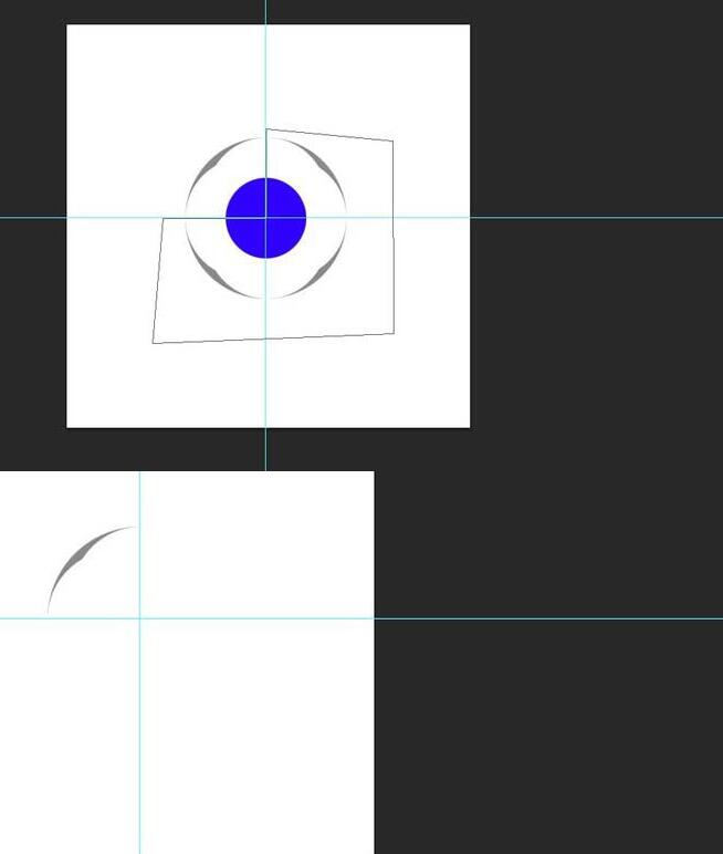 ps制作四分环形状logo的具体操作方法截图