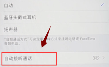 iPhone中取消自动接听的具体介绍截图