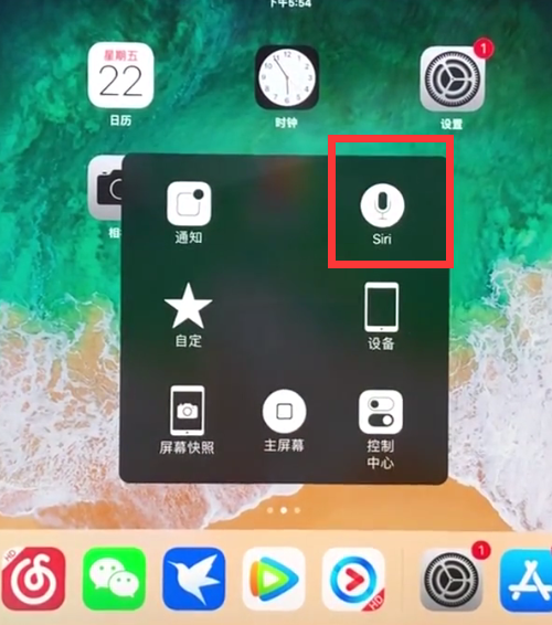 ipad中呼出语音助手的具体方法截图