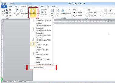 Word2010版设置调整页面的操作方法截图