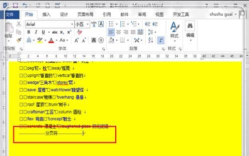 word2010显示分节符的操作步骤截图