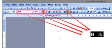 word2003制作目录的具体使用方法截图