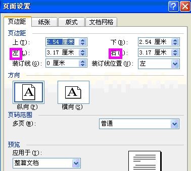 word2003页面设置的使用教程截图