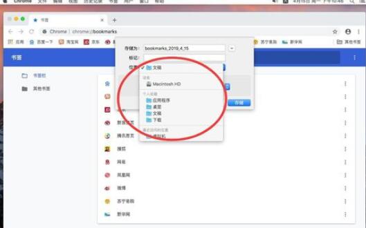 谷歌浏览器Mac版导出书签的操作流程截图