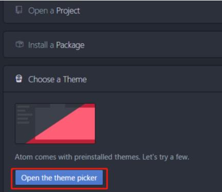 Atom软件修改主题的具体方法截图