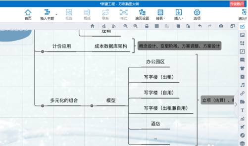 mindmaster增大字体的行距的操作教程截图