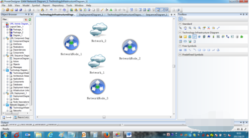 powerdesigner建立网络图的操作步骤截图
