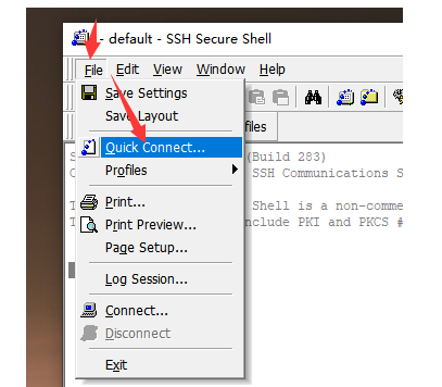 SSH Secure Shell Client登录远程电脑的操作教程截图