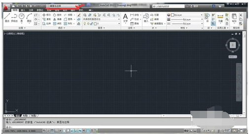 CAD2011与2012界面切换的操作方法截图