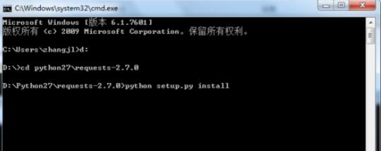 python 2.7第三方模块安装具体步骤截图