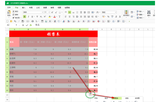 极速Office一键生成图表使用方法截图