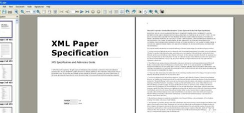 xps viewer文件打开的操作教程截图